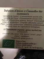 Original'tea 2 cannelles