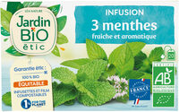 Infusion 3 Menthes Jardin Bio