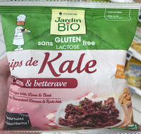 Chips De Chou Kale Au Citron Vert Et à La Betterave Bio