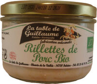 Rillettes porc bio