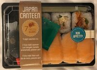 7 pièces sushi