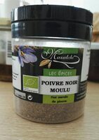Poivre Noir Poudre 115G Pot Pet Bio