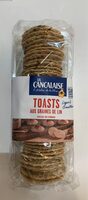 Toasts aux graines de lin