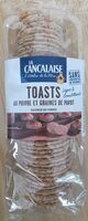 Toasts au poivre et graines de pavot