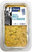 Gratin de moules de Bretagne à la marinière