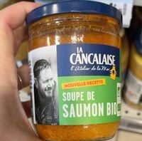 Soupe de saumon bio