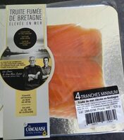 Truite fumée de Bretagne élevée en mer