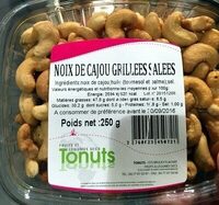 Noix de cajou grillées salées