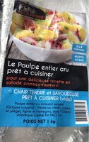 Poulpe entier cru
