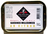 Sardines millésimées au citron