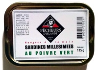 Sardines Millésimées au poivre vert