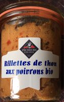 Rillettes de thon aux poivrons bio