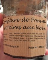 Confiture de Pommes et Poires aux Noix