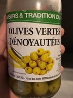 Olives vertes denoyautées