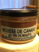 Mousse de canard au vin de Maury