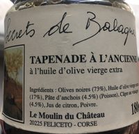 Tapenade à l'ancienne