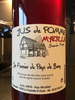 Jus pomme myrtilles