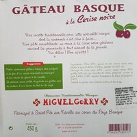 Gâteau basque à la Cerise noire