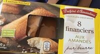 8 financiers aux amandes