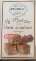 Le moelleux à la crème de marrons