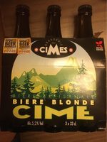 Biere blonde artisanale - Cîme
