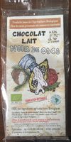Chocolat lait noix de coco