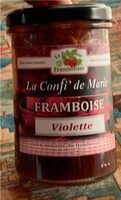 Confiture framboise violette