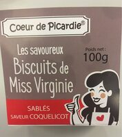 Sablés saveur coquelicot