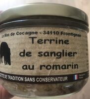 Terrine de sanglier au romarin
