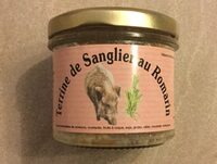 Terrine de sanglier au romarin