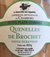 Quenelles de brochet sauce ecrevisse