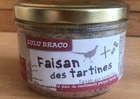 Faisan des tartines