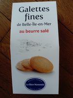Galettes fines de Belle Île en Mer au beurre salé La bien Nommée
