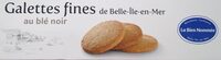 Galettes Fines de Belle île en Mer au blé noir