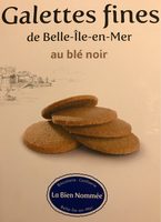 Galettes fines de Belle-Île-en-Mer au blé noir