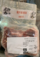 Rôti de bœuf bardé ficelé congelé