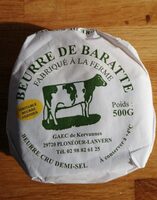 Beurre cru de baratte demi sel GAEC DE KERVANNES