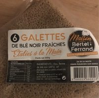 Galettes de blé noir