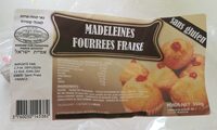 Madeleines fourrées fraise