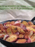 Pommes de terre grenaille à l'ail et à la graisse de canard