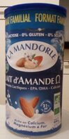 Lait D'amande Omega En Poudre Bio - 800 G - La Mandorle