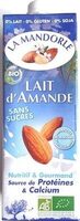Lait d'amande