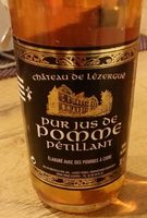 Pur jus de pomme pétillant
