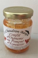 Confit d'oignons au piment d'Espelette