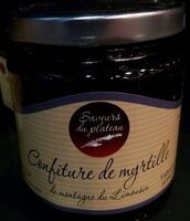 Confiture de myrtille de montagne du Limousin