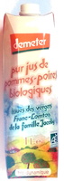 Pur jus de pommes-poires biologiques