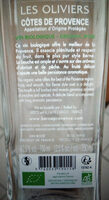 Vin rosé Les Oliviers Côtes de Provence