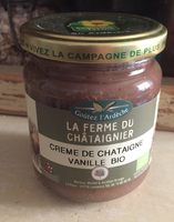 Creme de chataigne vanille bio