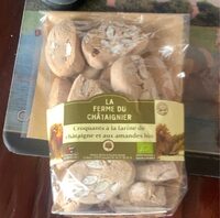 Croquants aux châtaignes et aux amandes