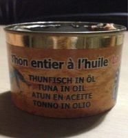 Thon entier à l'huile